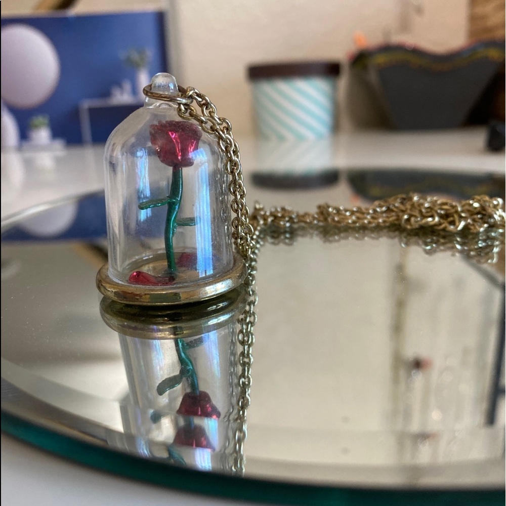 Disney Rose Necklace from Hot Topic